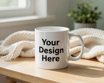 Custom Name Mug | Personalized Ceramic Coffee Cup (12oz or 15oz)
