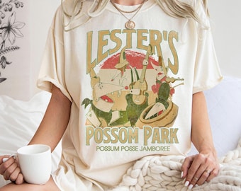 Lester's Possum Park PNG, Possum Posse Jamboree Retro Graphic (Digital Download)