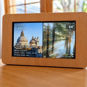 Raspberry Pi 7" Touchscreen  Laser Cut Files for Pi 2 3 4 5 | Home Assistant Dashboard & Digital Photo Frame