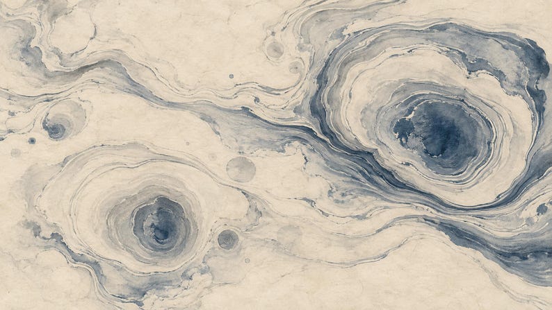 Suminagashi Ink Marbling Frame TV Art, Japanese Wall Art, 4K Digital Download, 3 Formats image 6