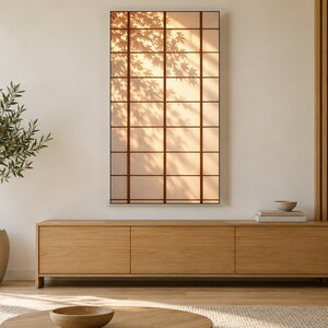 Shoji Light and Shadow Frame TV Art, Japanese Wall Art, 4K Digital Download, 3 Formats image 3