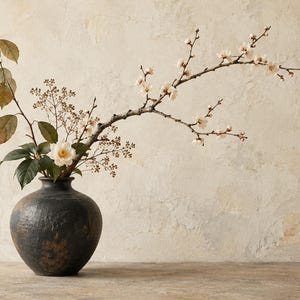Ikebana Arrangement Still Life Frame TV Art, Japanese Wall Art, 4K Digital Download, 3 Formats image 6