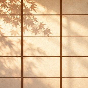 Shoji Light and Shadow Frame TV Art, Japanese Wall Art, 4K Digital Download, 3 Formats image 6