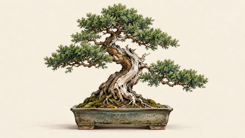 Bonsai Tree Gallery Study Frame TV Art, Japanese Wall Art, 4K Digital Download, 3 Formats image 6