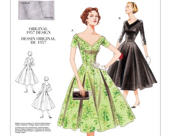 Vogue 2903 1950s 1957 Uncut Reissue Vintage Pattern