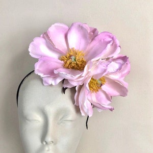 Lilac Fascinator-Magnolia Flower headpiece- Ladies headband