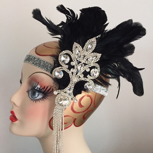 Great Gatsby Headband- 1920s headpieces -Flapper