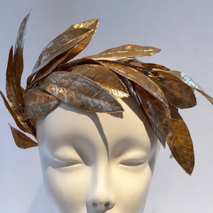 Gold leaf Caesar Crown- Toga Headband