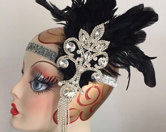 Great Gatsby Headband- 1920s headpieces -Flapper