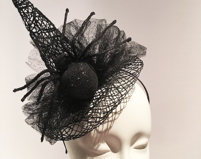 Witch Hat- Witch Fascinator- Mini Witch Top Hat