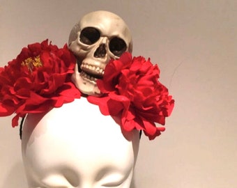 Skull headband  -Day of the Dead