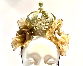 Queen Crown -Birthday Crown -flower tiara