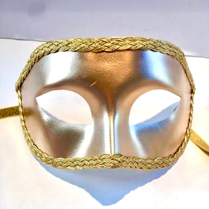Gold Mens masks -Masquerade