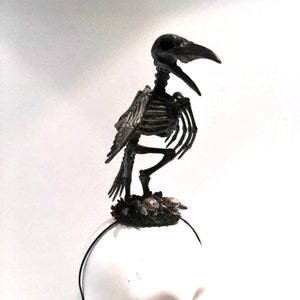 Skelton costume- Bird Headband -Fascinator- The Birds