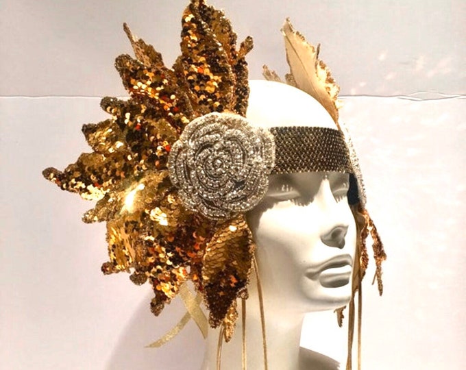 Gold headdress -Festival Wear- Goddess