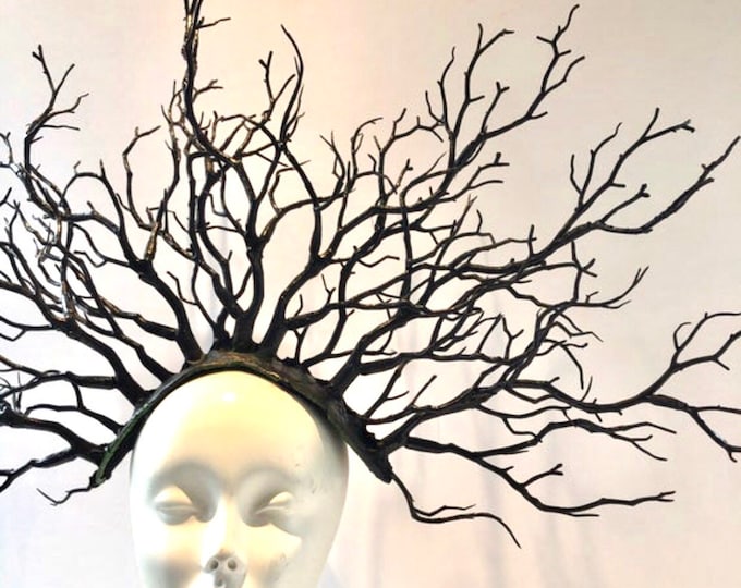Woodland Headpiece- Forest costume- Branch headdress- Halloween
