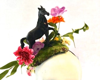 Horse Fascinator- Derby Racing hat- Horse lover