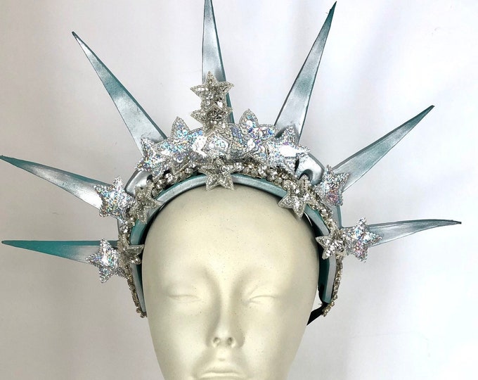 Silver Crown -Silver Spike Crown -Goddess