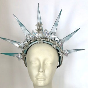 Silver Crown -Silver Spike Crown -Goddess