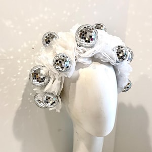 Disco Headband - Mirror Fascinator- Dance lover- Disco Queen