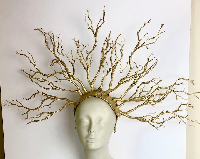 Gold Headpiece- Branch headdress