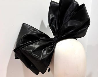 Large Bow Fascinators -Derby- Black Bow Headband- Fashion