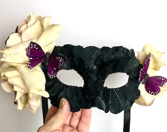 Máscara de mascarada - Carnaval - Mariposa - Fiesta surrealista