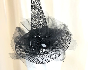 Mini Witch Hat- Halloween Fascinator- Witch costume