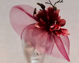 Wine Fascinator- Derby Cocktail Hat -Tea Party