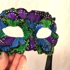 Butterfly mask- Mardi Gras - Masquerade Masks