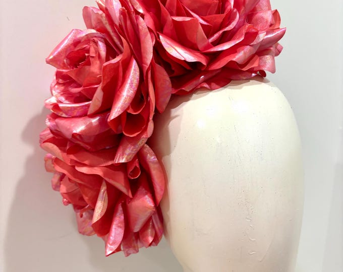 Pale pink Fascinator- Sale- Rose Hat Headpiece