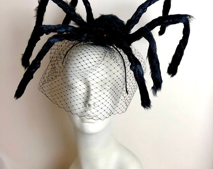Spider Headband-Sale- Black Widow Fascinator