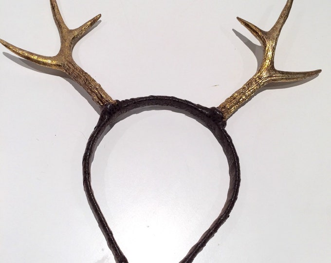 Antler Headband - Reindeer Antlers- Deer