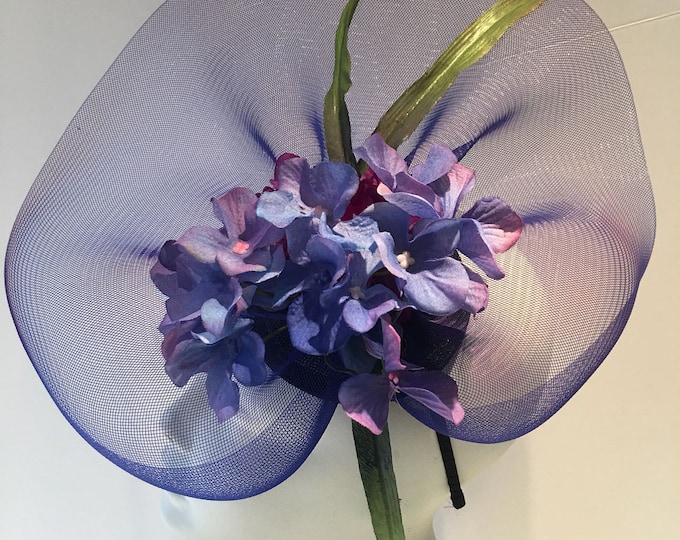 Royal Fascinator- Floral Hat- Derby