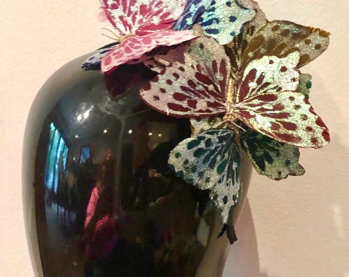 Butterfly fascinator- sparkle headpiece