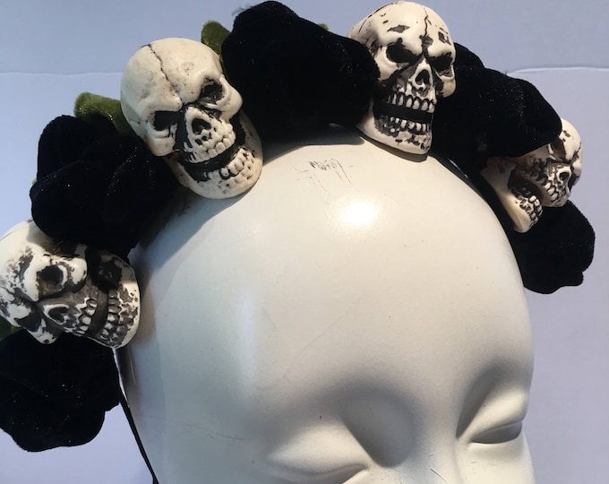Day of the Dead Headbands- Skull headdress-Halloween