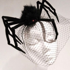 Spider Fascinator- Halloween Headband