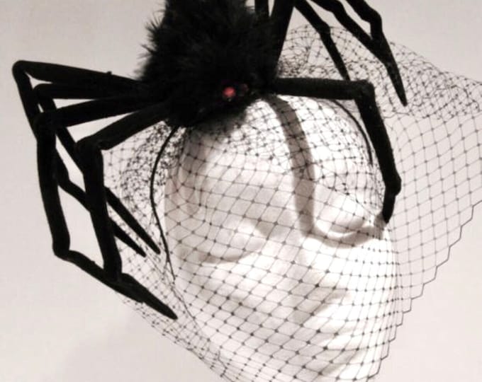 Spider Fascinator- Halloween Headband