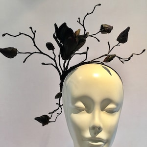 Black Fascinator -Tea Party- Cocktail hat