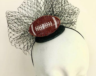 Football fascinator -Football fan headband-