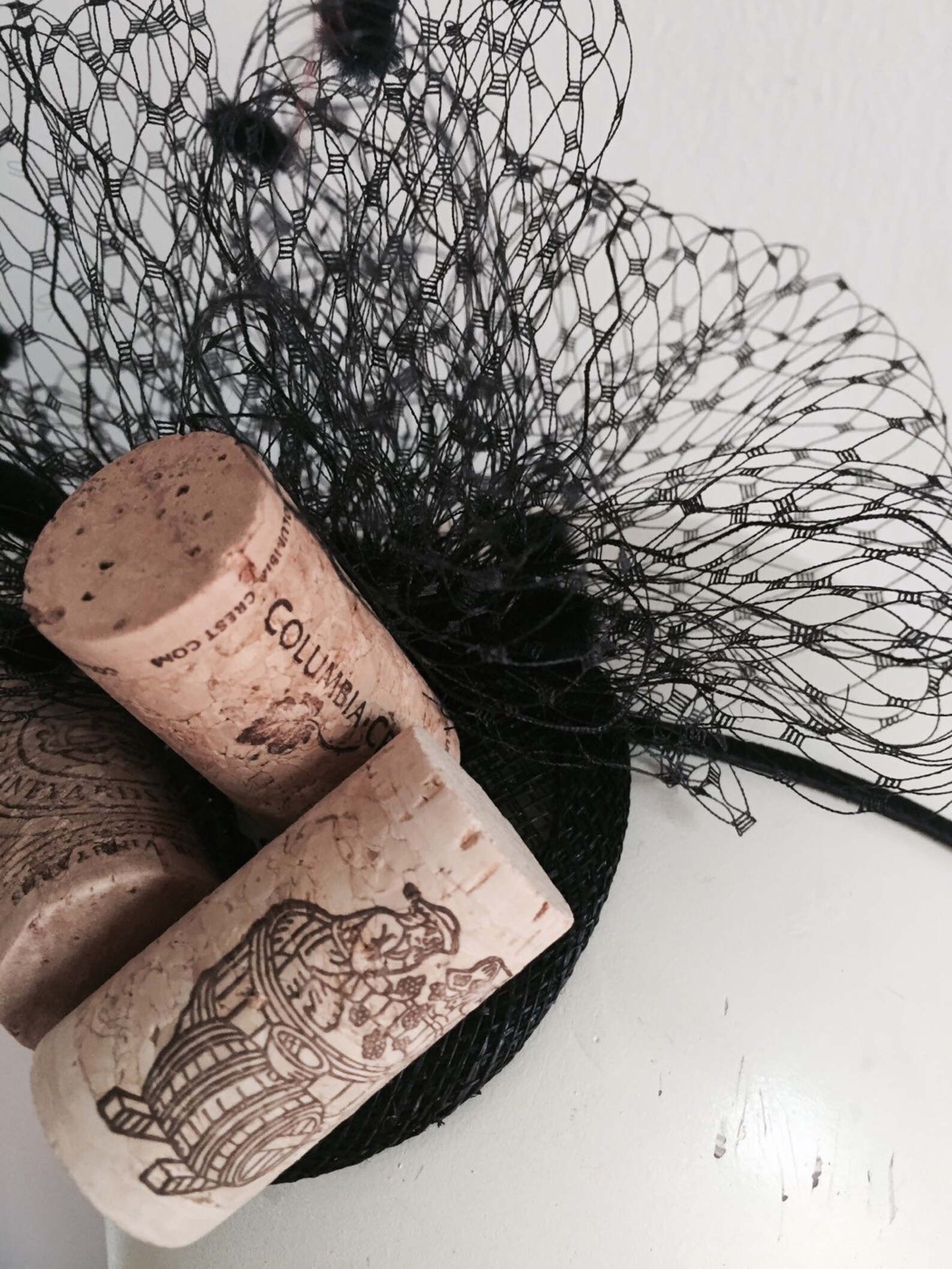Wine cork Headband Whimsical Fascinator Etsy