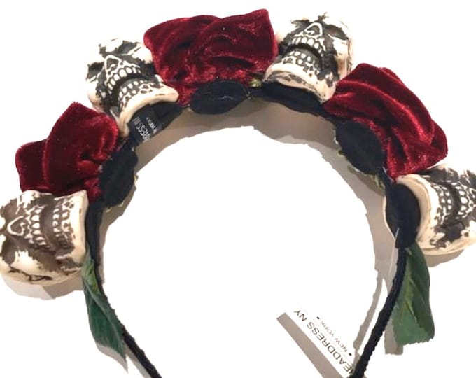 Skull Headband- Boho Hair Accessory
