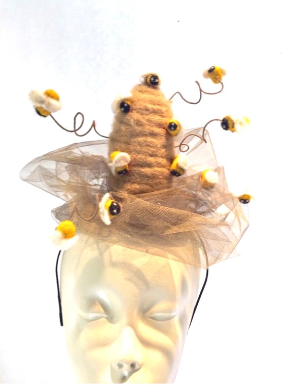 Fun Fascinator Kentucky Derby Hat Bee 