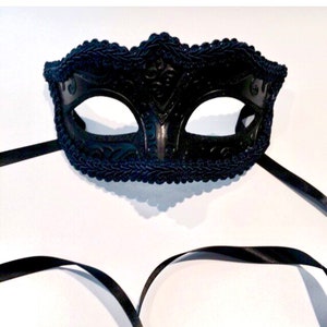 Small Masquerade Mask- Black Masks