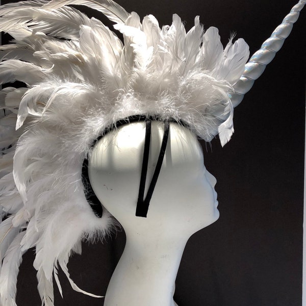 Unicorn Headpiece- Diner en Blanc -Mardi gras