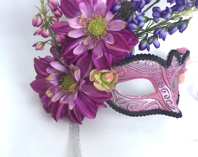 Flower Masks- ladies Masquerade Mask -Mardi Gras