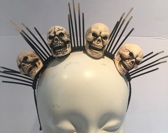 Skull Headpiece- Crown- Day Of the Dead- Music Festival