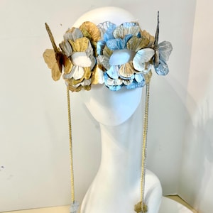 Gold silver Mask -Masquerade Masks- Butterfly- Mardi Gras -New Years Eve party