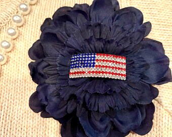 USA Flag Pin- Red, white and blue Brooch - America