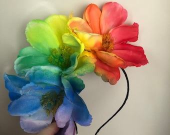 Rainbow Fascinator- Magnolia Headband